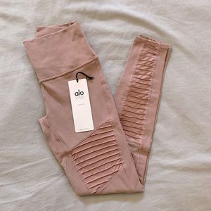 alo yoga high waist moto legging size s